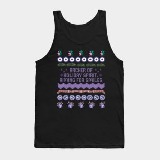 Archer of Holiday Spirit - Aiming for Smiles Tank Top